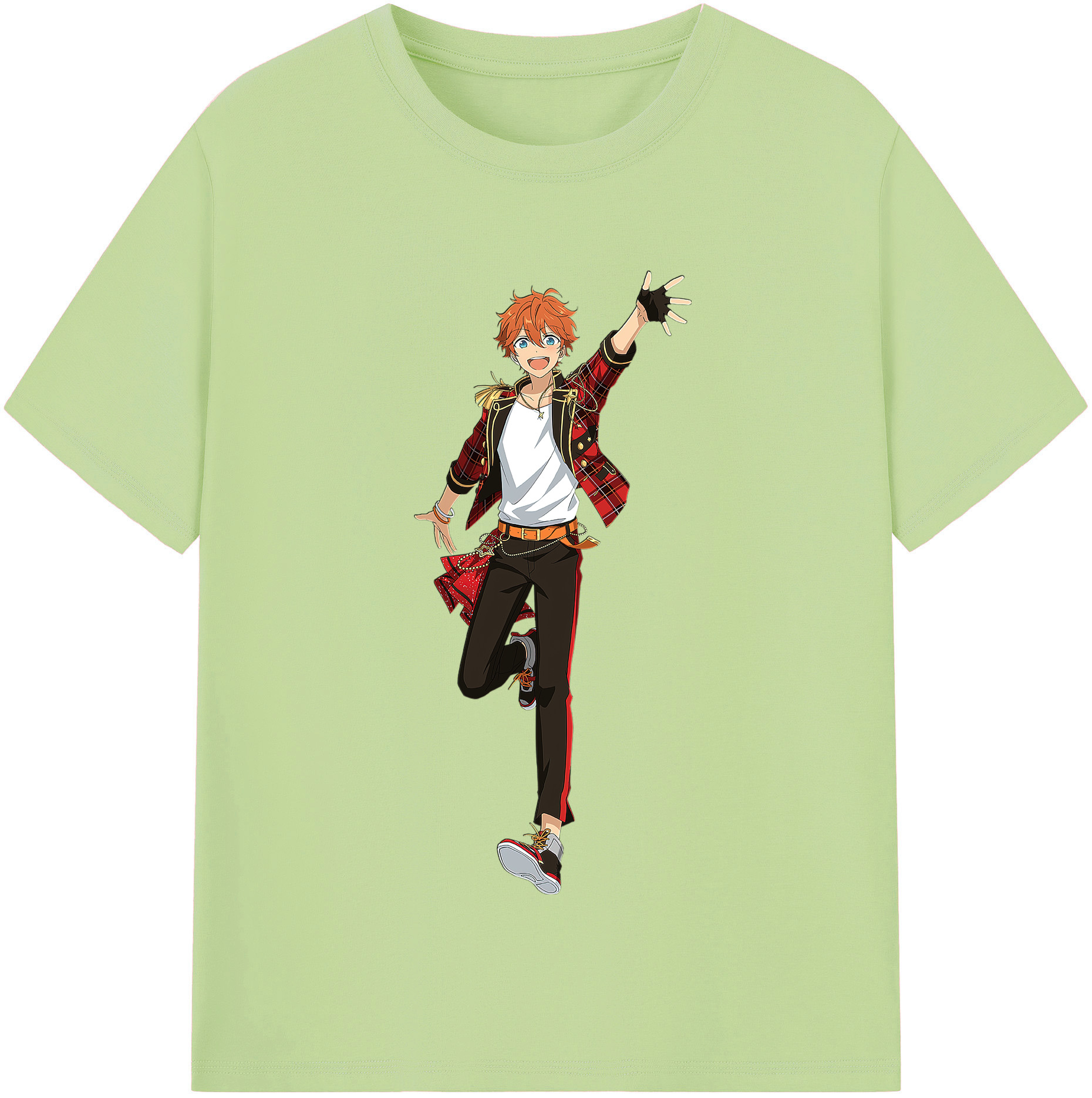 （画像用） あんさんぶるスターズ! Ensemble Stars 綿100％半袖Tシャツ（フロントプリント）